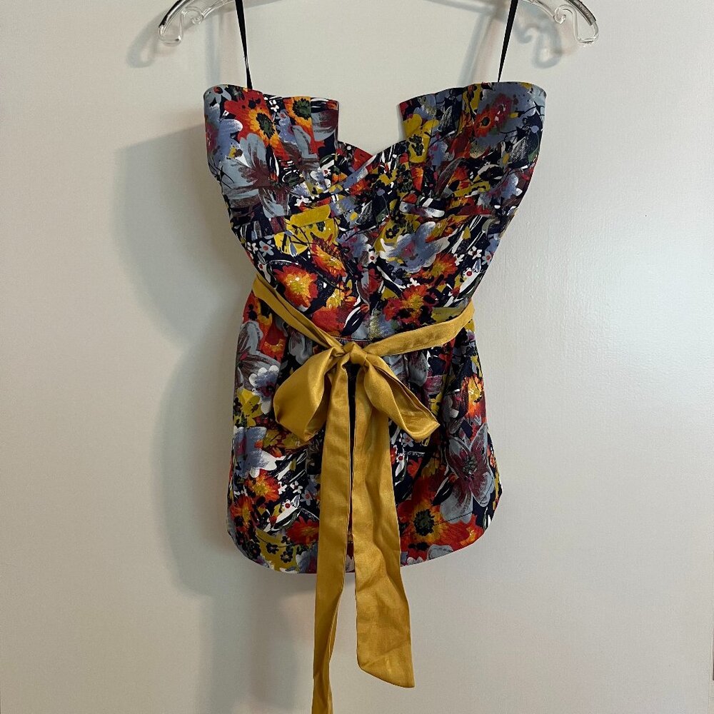 Floral Vintage Corset Top